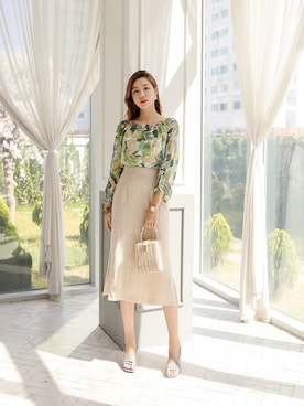 「スタイルオンミ」｜スタイルオンミさん（レディース・167cm）の夏コーディネート