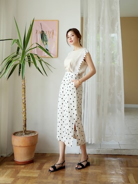 「スタイルオンミ」｜スタイルオンミさん（レディース・167cm）の夏コーディネート