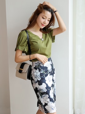 「パール」｜スタイルオンミさん（レディース・167cm）の夏コーディネート