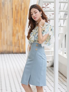 「スタイルオンミ」｜スタイルオンミさん（レディース・167cm）の夏コーディネート