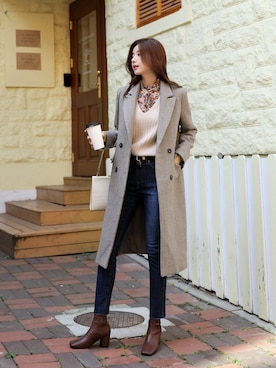 「スタイルオンミ」｜スタイルオンミさん（レディース・167cm）の秋コーディネート