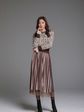 「スタイルオンミ」｜スタイルオンミさん（レディース・167cm）の秋コーディネート