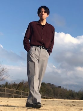 ゆうさん（メンズ・171cm）の冬コーディネート