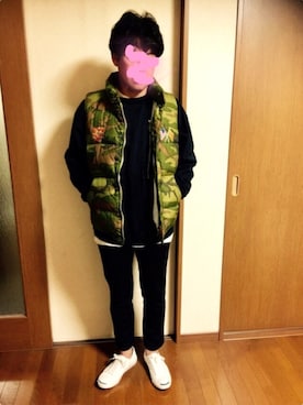 「STAMMBAUM（シュタンバーム）のアイテム」を使った、⭐︎満運⭐︎さん（メンズ・173cm）の冬コーディネート