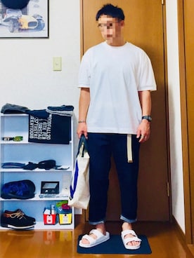 「bukht」｜「アイテム（アクセサリー）」を使った、⭐︎満運⭐︎さん（メンズ・173cm）の夏コーディネート