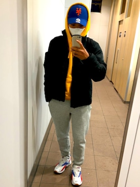 Adidas アディダス のパーカー イエロー系 を使ったメンズ人気ファッションコーディネート Wear