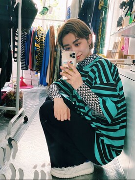 「SUPP. no one else （サップノーワンエルス）のアイテム」を使った、kafukamomoさん（レディース・167cm）の夏コーディネート