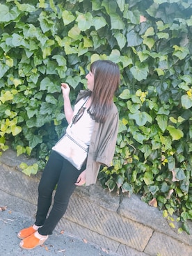 「CIMARRON（シマロン）のアイテム（パンツ）」を使った、YURIさん（レディース・153cm）の春コーディネート