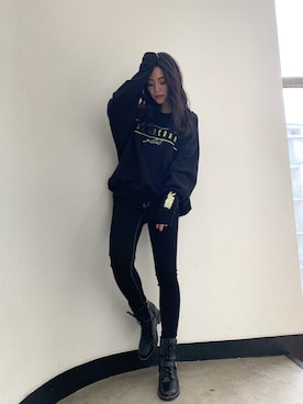 moeさん（レディース・160cm）の冬コーディネート