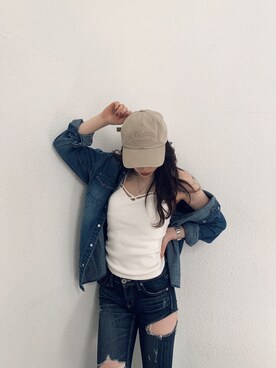 moeさん（レディース・160cm）の冬コーディネート