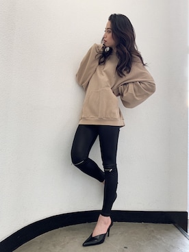 moeさん(レディース・160cm)の冬コーディネート