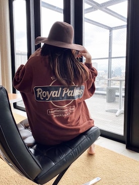 「GYDA（ジェイダ）のアイテム（スウェット）」を使った、moeさん（レディース・160cm）の夏コーディネート