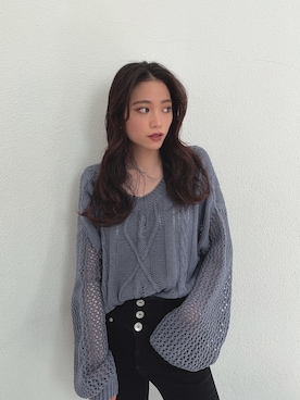 moeさん（レディース・160cm）の冬コーディネート