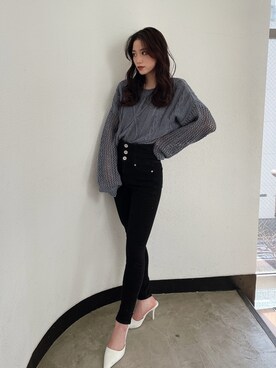 moeさん（レディース・160cm）の冬コーディネート