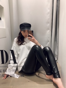 moeさん(レディース・160cm)の冬コーディネート