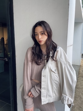 moeさん（レディース・160cm）の春コーディネート