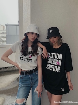 「GYDA（ジェイダ）のアイテム」を使った、moeさん（レディース・160cm）の春コーディネート