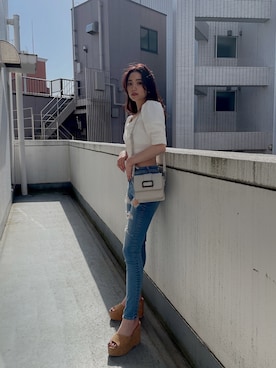 moeさん（レディース・160cm）の春コーディネート