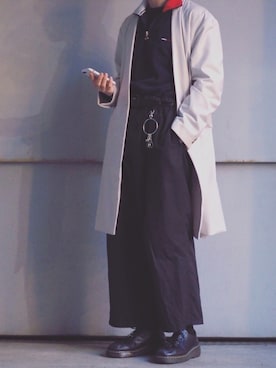 「HARE（ハレ）のアイテム（その他アウター、ブラウン系）」を使った、きったさん（メンズ・174cm）の冬コーディネート