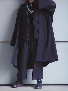 「アイテム（ジャージ）」を使った、きったさん（メンズ・174cm・20代）の冬コーディネート