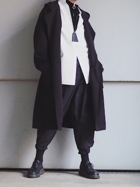 「アイテム（ジャージ）」を使った、きったさん（メンズ・174cm・20代）の冬コーディネート