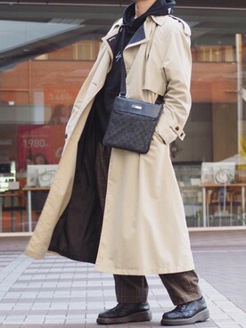 「Yohji Yamamoto（ヨウジヤマモト）のアイテム（パーカー）」を使った、きったさん（メンズ・175cm）の春コーディネート