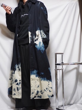 「Yohji Yamamoto（ヨウジヤマモト）のアイテム（パーカー）」を使った、きったさん（メンズ・175cm）の冬コーディネート