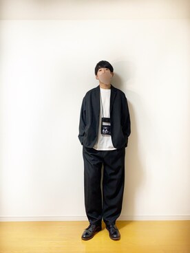 「FREAK'S STORE（フリークスストア）のアイテム（テーラードジャケット）」を使った、ぷれこさん（メンズ・177cm）の春コーディネート