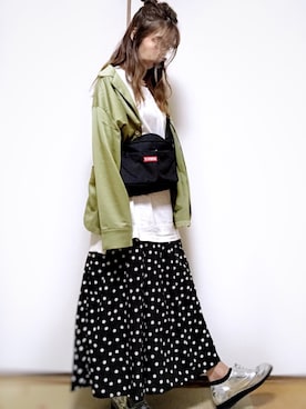 「ＧＷ」｜「アイテム（その他アウター）」を使った、kuuuuraさん（レディース・158cm）の春コーディネート