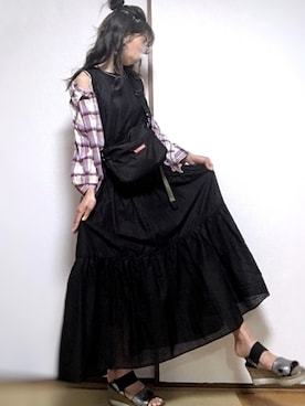 kuuuuraさん（レディース・158cm）の春コーディネート