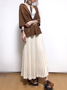 kuuuuraさん（レディース・157cm）の夏コーディネート