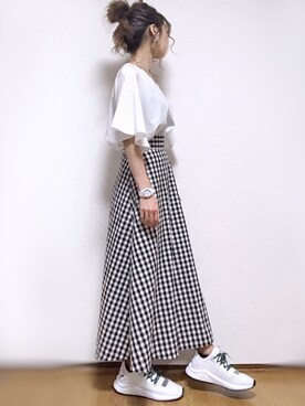 kuuuuraさん（レディース・157cm）の夏コーディネート