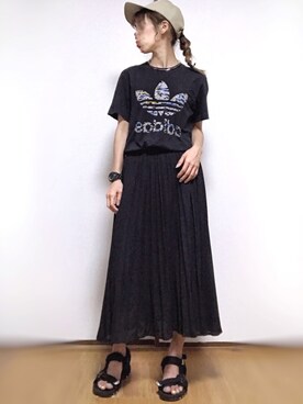 kuuuuraさん（レディース・158cm）の夏コーディネート