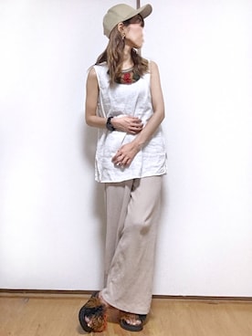 kuuuuraさん（レディース・158cm）の夏コーディネート