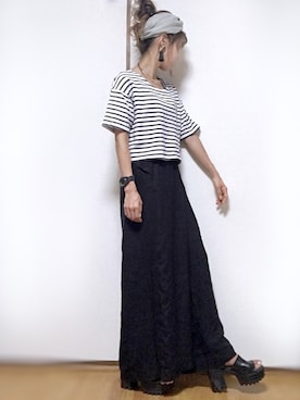 kuuuuraさん（レディース・158cm）の夏コーディネート