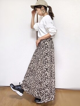 「Janiss（ジャニス）のアイテム（帽子）」を使った、kuuuuraさん（レディース・158cm）の秋コーディネート