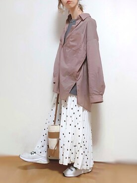 「シースルー」｜「アイテム（福袋/福箱）」を使った、kuuuuraさん（レディース・158cm）の春コーディネート