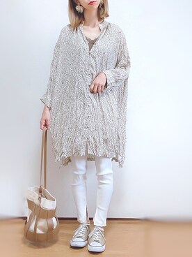 「URBAN RESEARCH（アーバンリサーチ）のアイテム（レギンス/スパッツ）」を使った、kuuuuraさん（レディース・158cm）の夏コーディネート