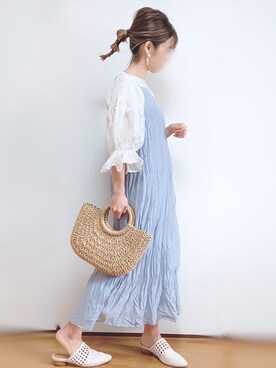 kuuuuraさん（レディース・158cm）の夏コーディネート