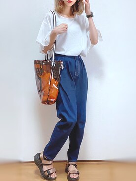 kuuuuraさん（レディース・158cm）の夏コーディネート