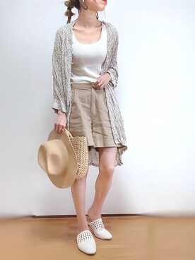kuuuuraさん（レディース・158cm）の夏コーディネート