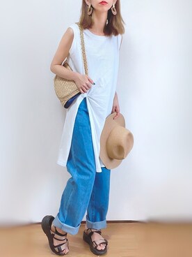 kuuuuraさん（レディース・158cm）の夏コーディネート