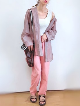 kuuuuraさん（レディース・158cm）の夏コーディネート