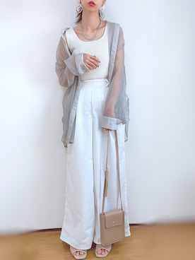 kuuuuraさん（レディース・158cm）の夏コーディネート