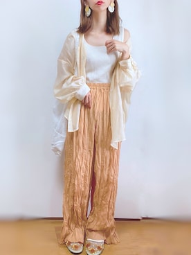 「Caravana by A.I.C（キャラバーナ　バイ　エーアイシー）のアイテム」を使った、kuuuuraさん（レディース・158cm）の夏コーディネート