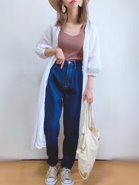 kuuuuraさん（レディース・158cm）の夏コーディネート