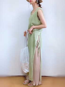 kuuuuraさん（レディース・158cm）の夏コーディネート