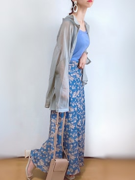 kuuuuraさん（レディース・158cm）の夏コーディネート