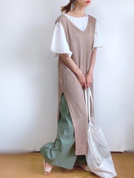 kuuuuraさん（レディース・158cm）の夏コーディネート