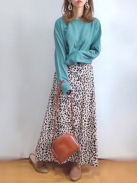 「grandfleur（グランドフルール）のアイテム」を使った、kuuuuraさん（レディース・158cm）の秋コーディネート